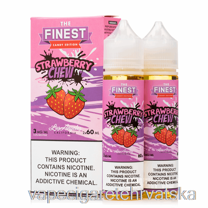 Vape Hrvatska Strawberry Chew - The Finest Candy Edition - 120ml 0mg